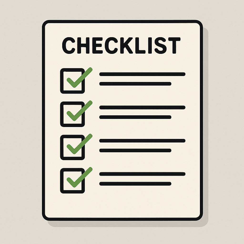 Checklist de tournoi